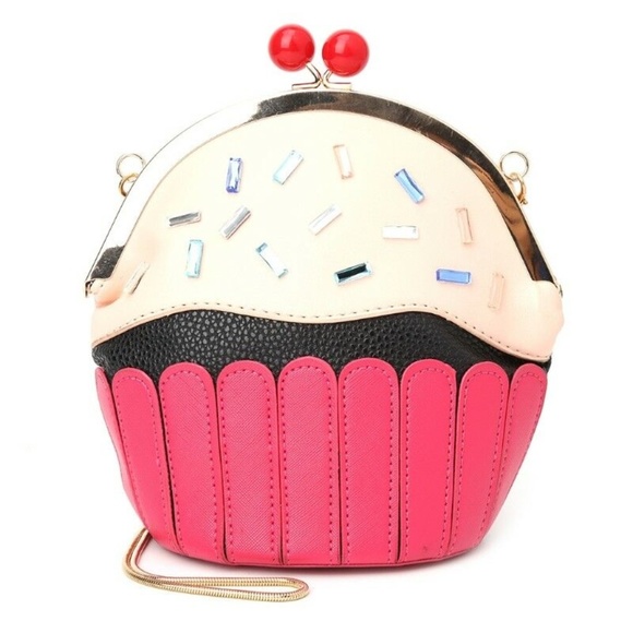 Handbags - NWT-Fashion Cup Cake Long Chain Strap Cross Body